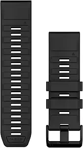 Acc, fenix 8, 26mm, QF Black Silicone Band, WW/A s