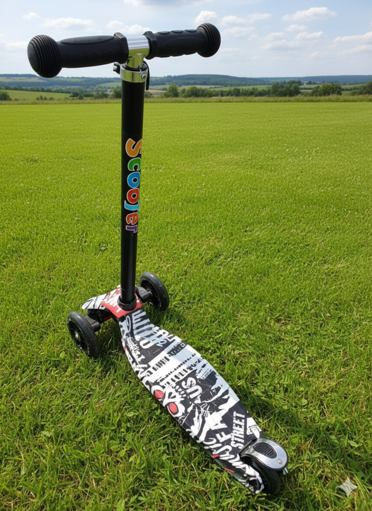 3 Wheels Kids Scooter Extra-Wide Board -ZB