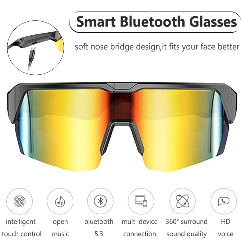 Cycling Bluetooth Smart Glasses