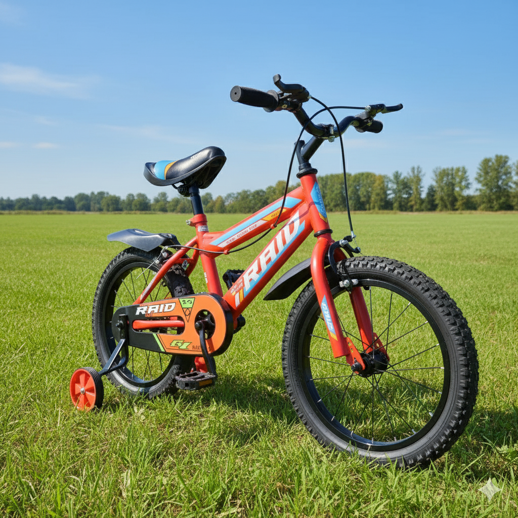Raid Kids Bicycle size 16 Red