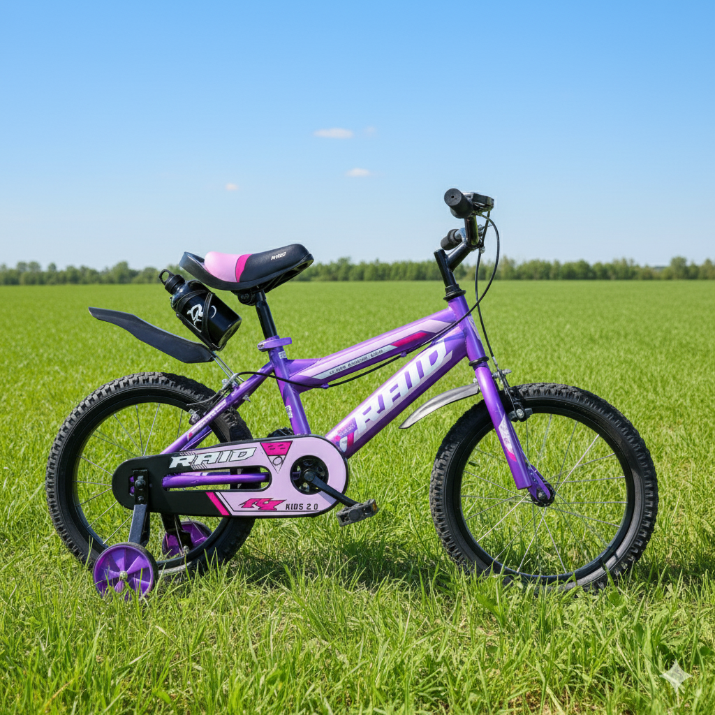 Raid Kids Bicycle size 16 Purple
