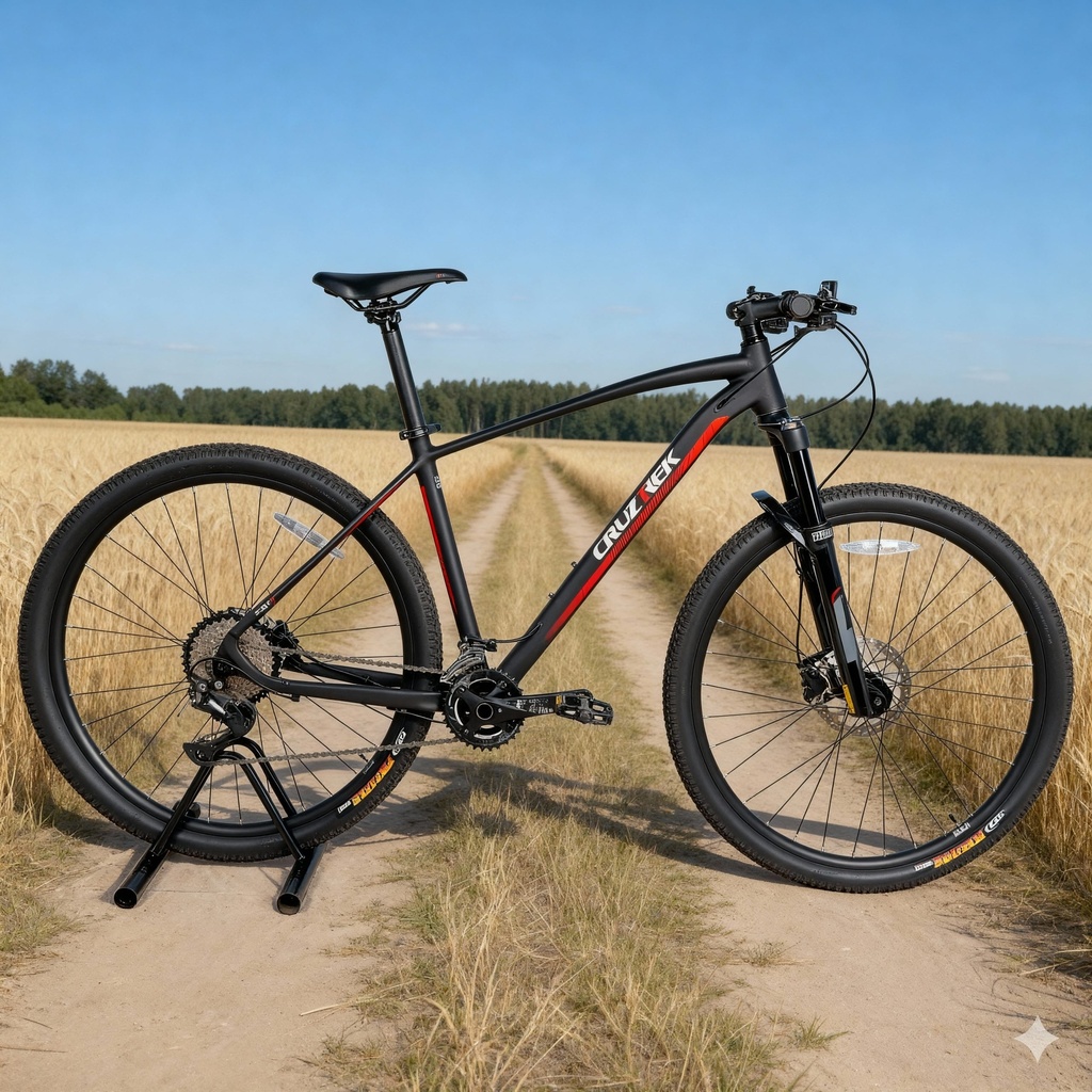 🚴 Cruztrek Klever Pro 29 – Black/Red