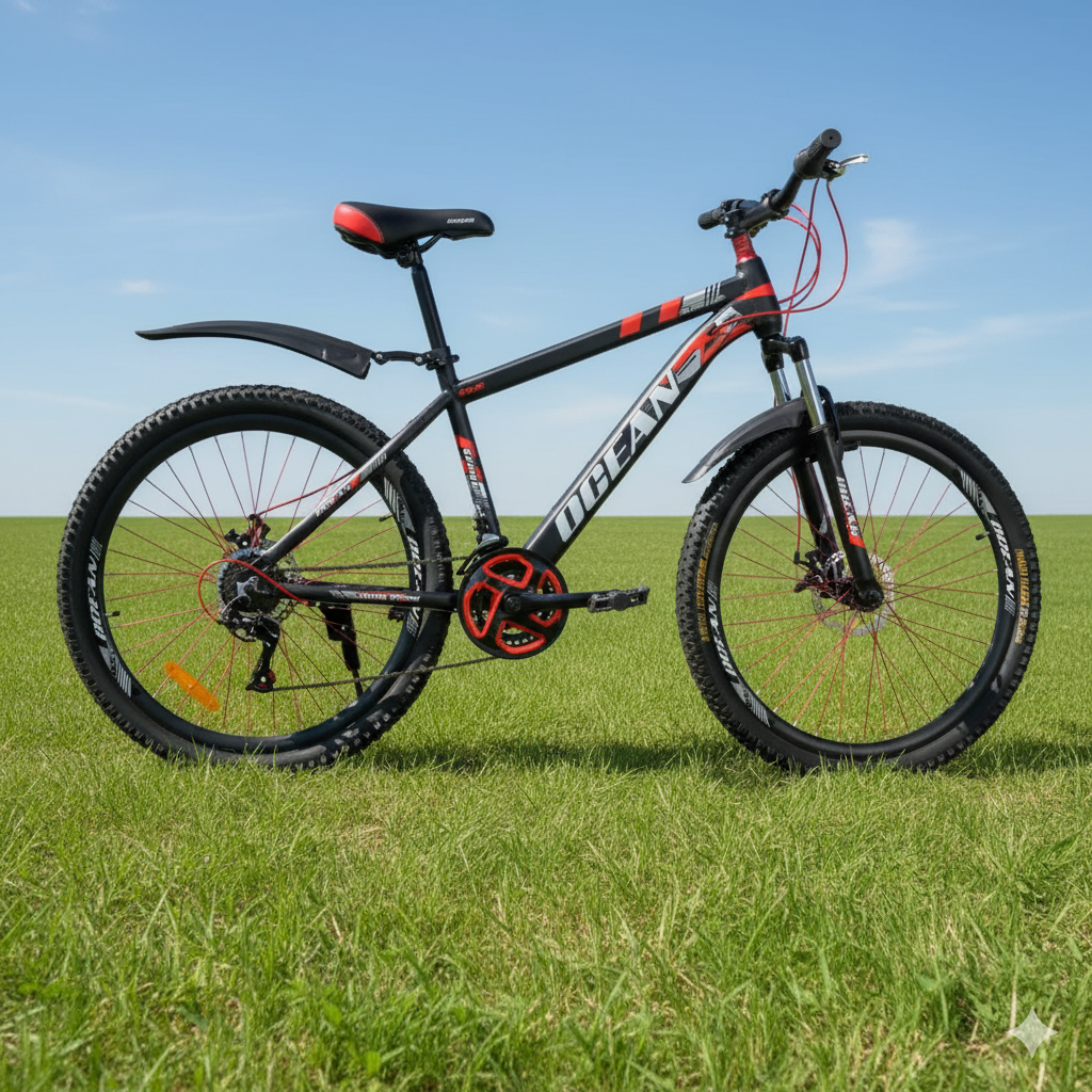 Ocean MTB Bike – 26″ (Orange)