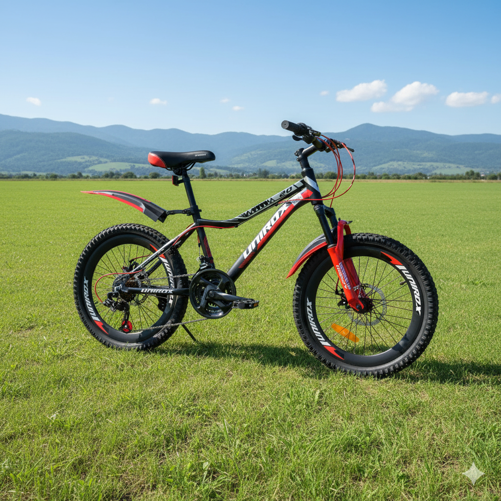 Super Bike Unirox – 20″ Red Mountain Kids Bicycle