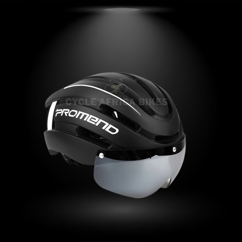 Promend Bike Helmet Black/White