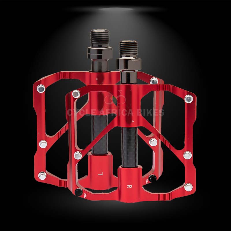 Bicycle Red Aluminium Bike Peddles