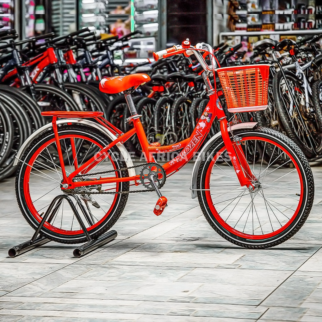 Efficient Frozen Size 20 Kids Bicycle Red Kids Bike