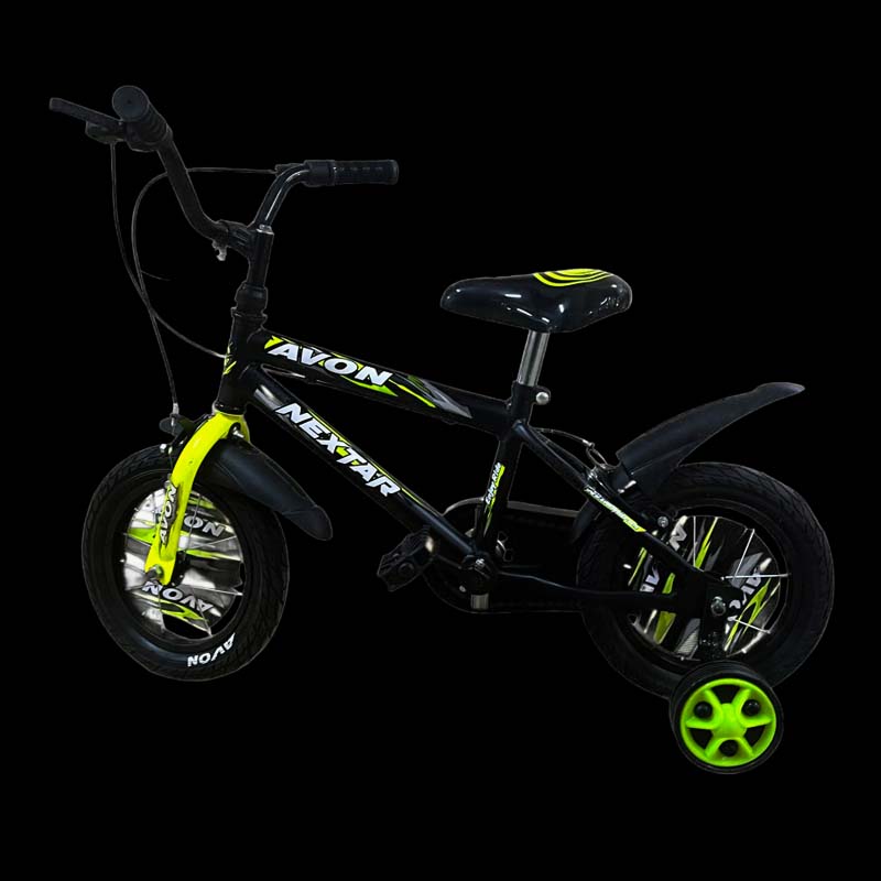 Bicycle Avon Size 12" - Black/Green Bike