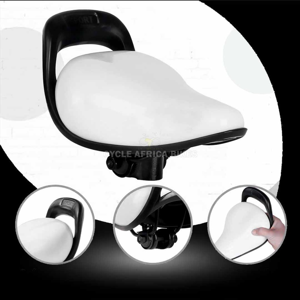 BICYCLE WHITE KIDS SADDLE