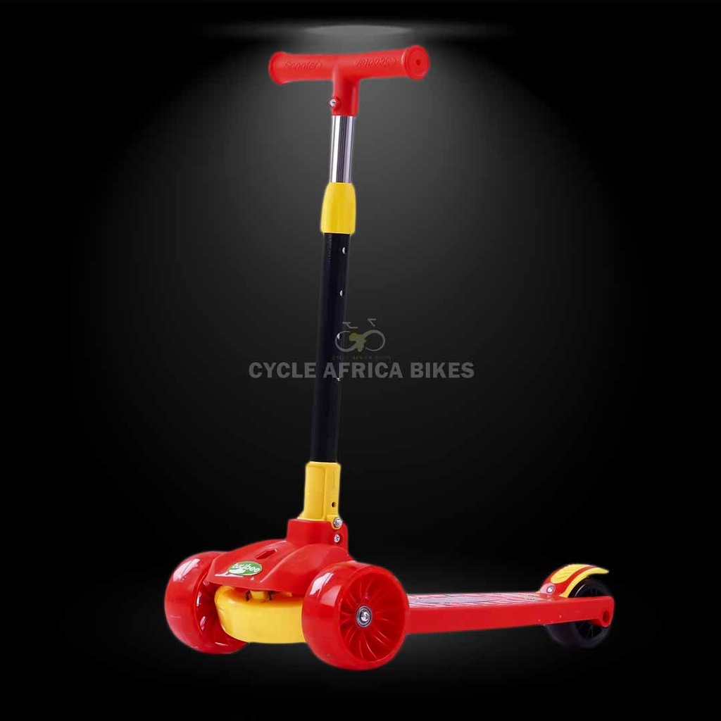 Panda Kids Scooter Red