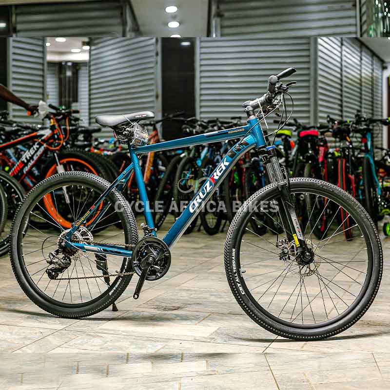 Shimano Equipped! CRUZTREK 26 Komendo Aluminum Bike Blue Bicycle