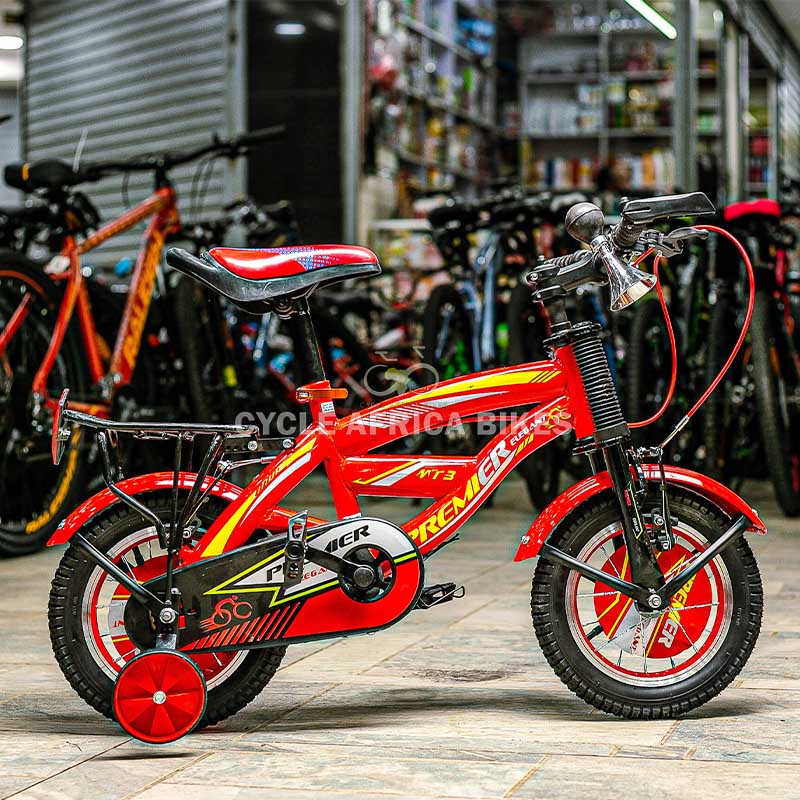 Striking! Red Premiere Smart Bike Size 12 Kids Bicycle(BEN 10)