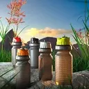 Enlee Opaque Water Bottle Green 650ml