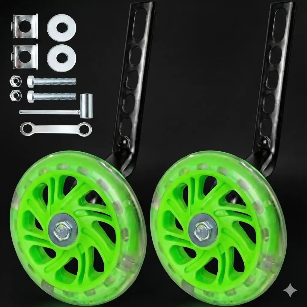 Size 12"-20" Training Wheel - Green