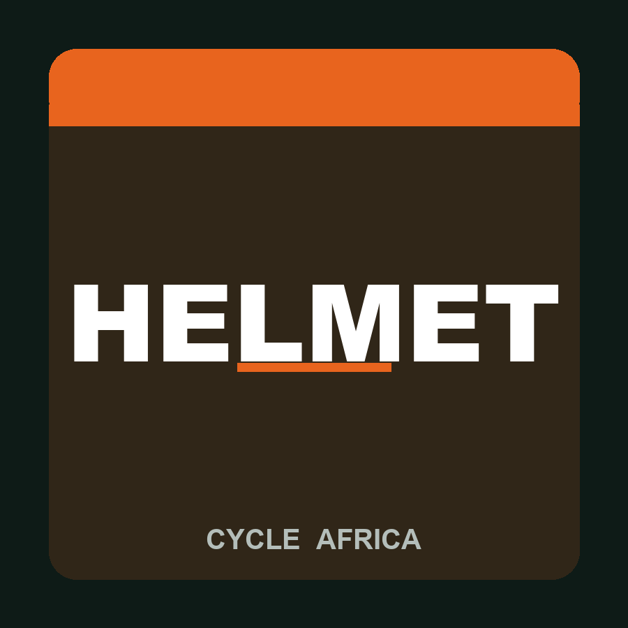 Swing helmet orange&Black medium