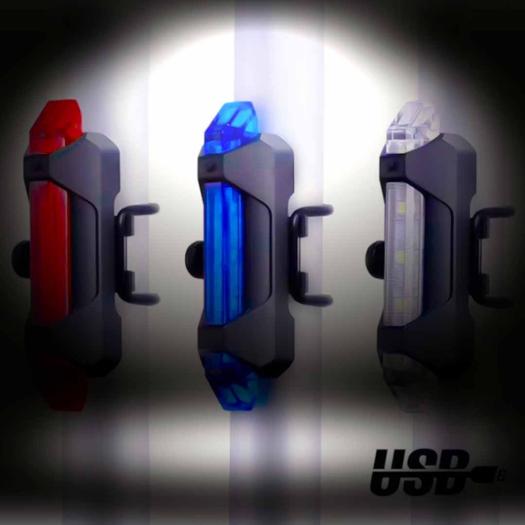 Hot Selling Affordable Rechargeable Bicycle Front Rear Light Set USB Cycling Rear Bike Light 