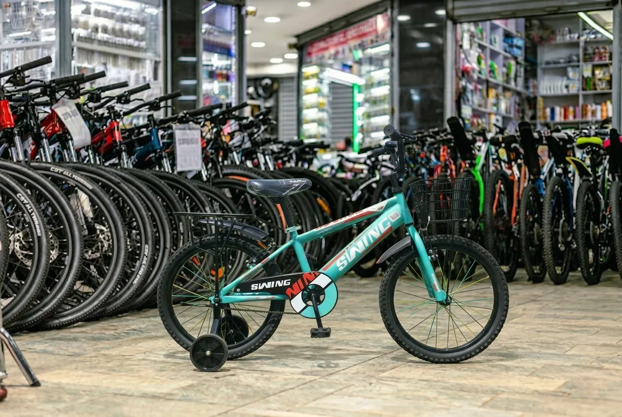 Swing MTB Bike size 20 2128 Black/Green