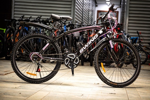 [CP21660W] Swing Size 24 black pink