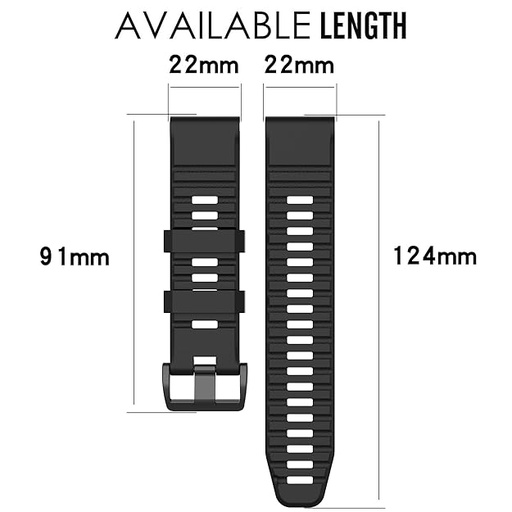 [AC1883WHITE] Acc,Approach S62 Replacement Band,White w/Bla c