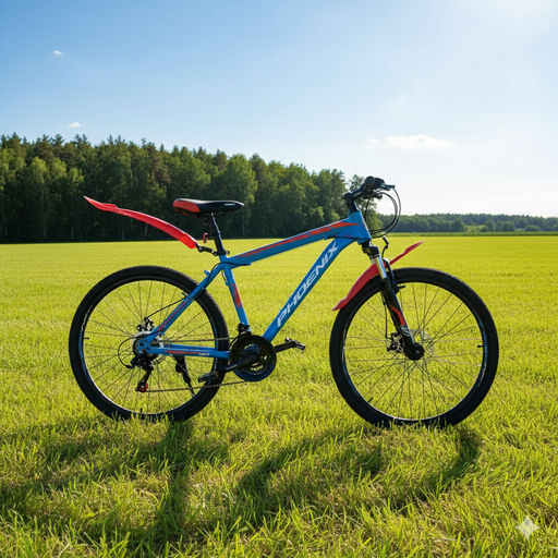 [BK2341BLUE] Phoenix size 26 mountain bike blue