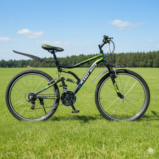 [BK2312GREEN] Planet Arvesa 600 Dual susp MTB Green