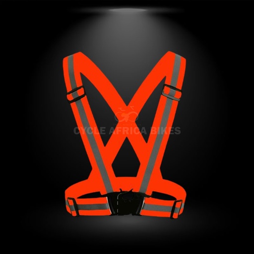 [AC2004] Bicycle Red Adjustable Bike Reflector Straps