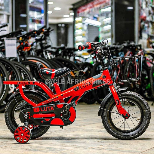 [BK1603RED] Stable Luta Size 12 Kids Bike Red Bicycle
