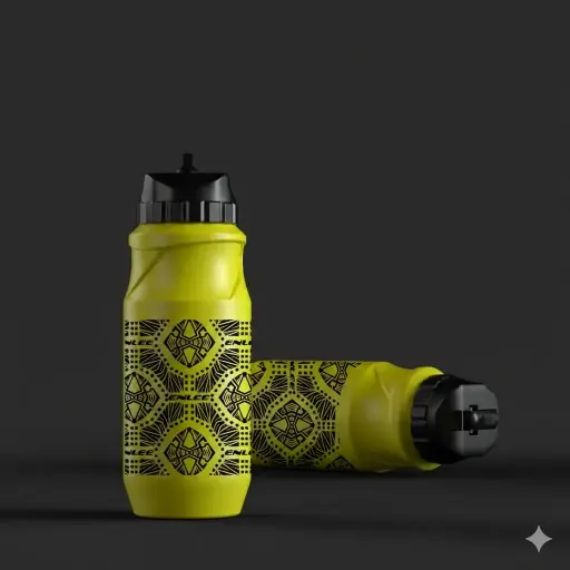 [AC3900] Enlee Star Pattern Water Bottle 650ml L-Green