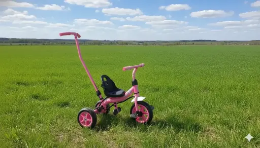[TC3299] Kids Tricycle with Push Handle
