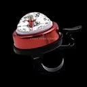 [CP1087SILVER] Bicycle Compass Bell Silver