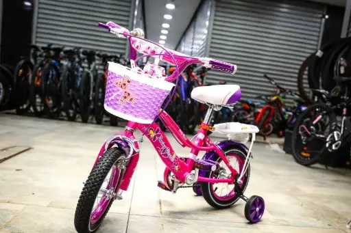 [BK3367] Swing 1209 Size 12 Pink Kids Bike